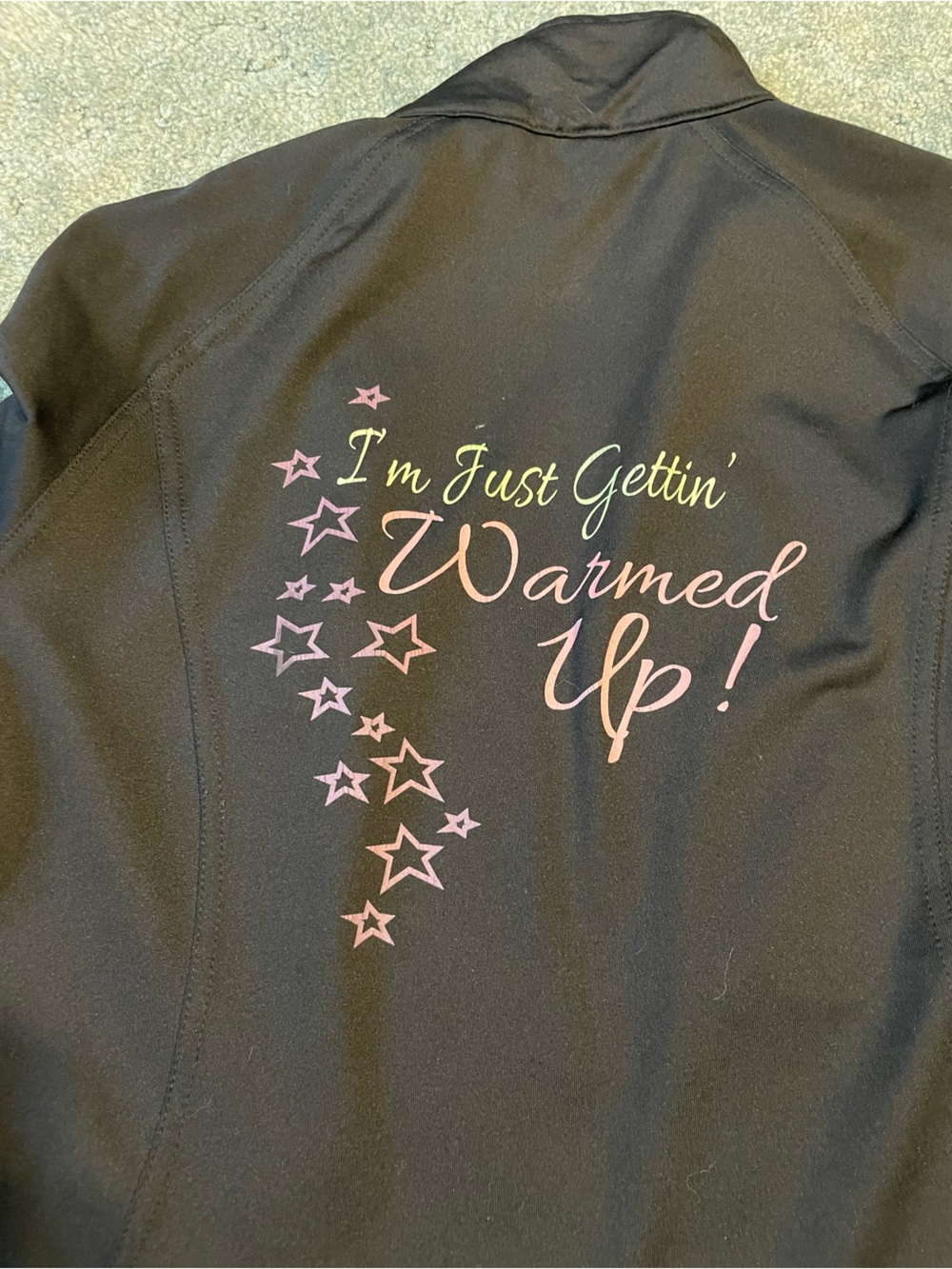 Scentsy Black Zip-Up Bomber Jacket with Logo Stars - Picture 5 of 5